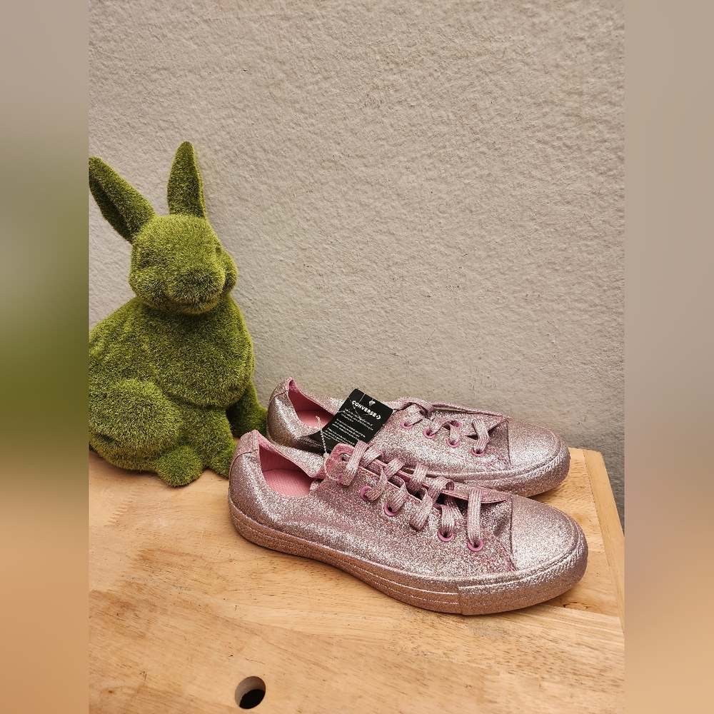 Converse Chuck Taylor All Star 162993C Unisex Pink Glitter Shoes US Size M8/W10‎